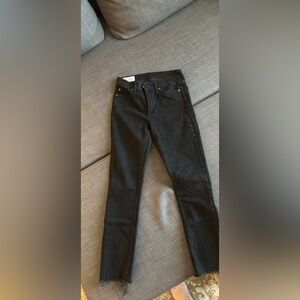 GAP black denim vintage slim size 25